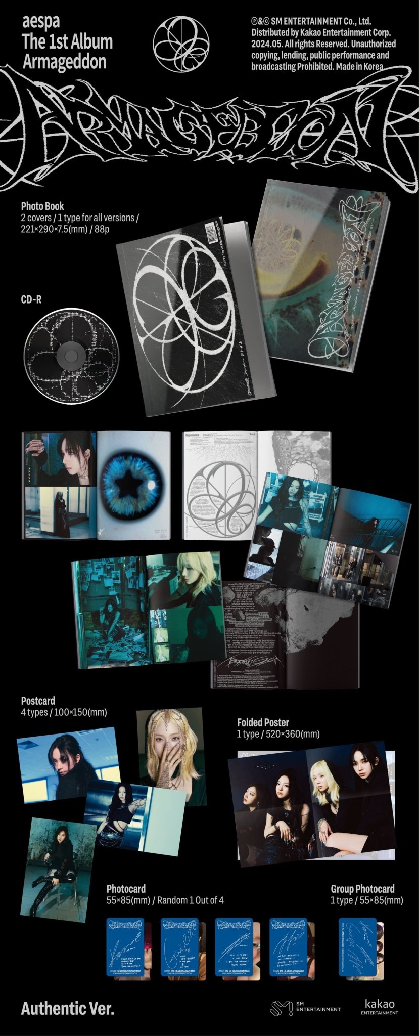 AESPA 1st Full Album Armageddon (Authentic Version) – album ( / / ) | HobiEgo