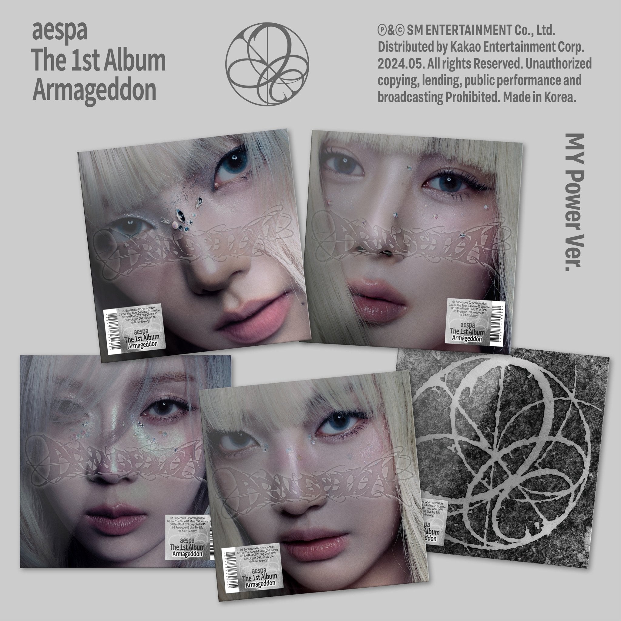AESPA 1st Full Album Armageddon (MY Power Version) – album (Karina / / ) | HobiEgo