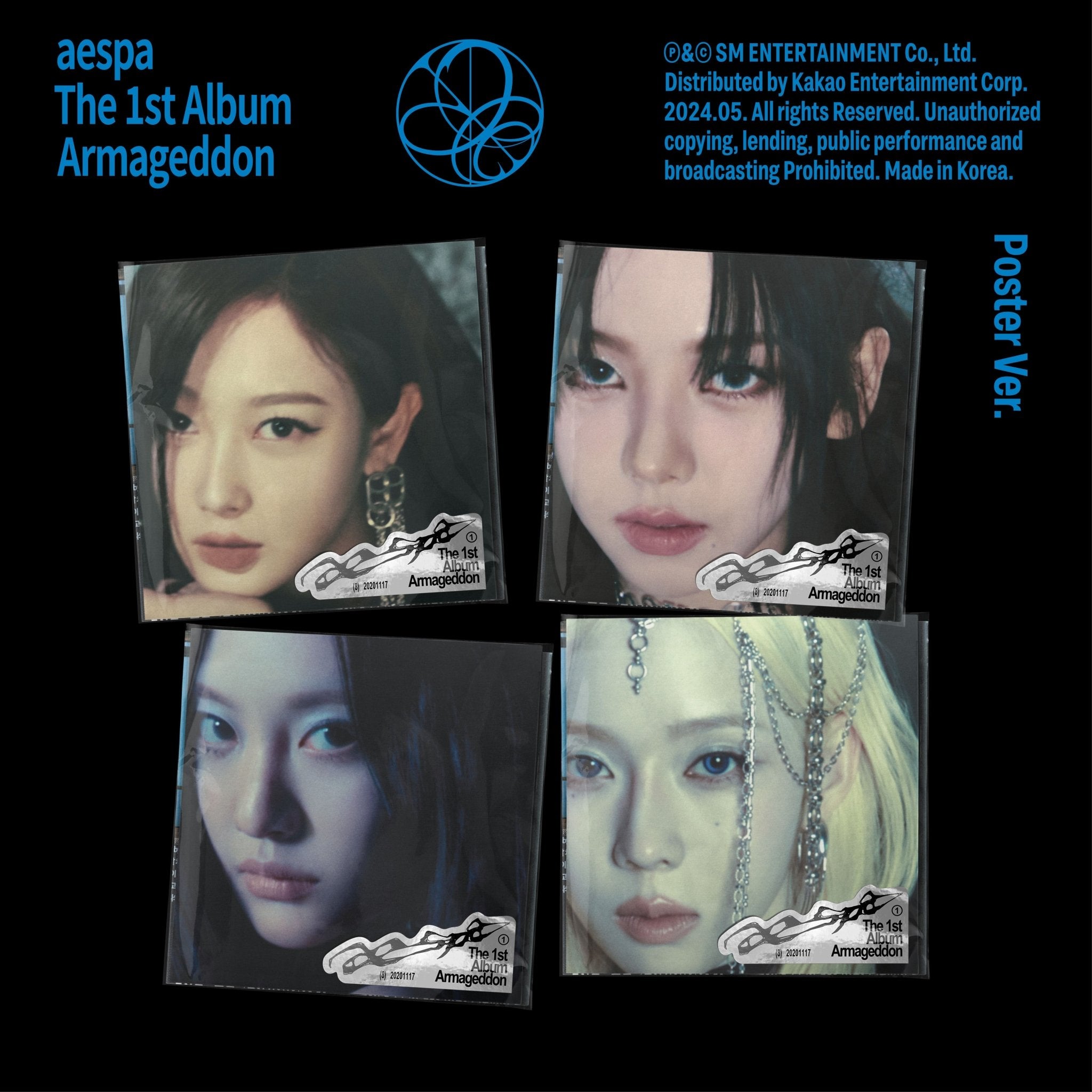 AESPA 1st Full Album Armageddon (Poster Version) – album (Karina / / ) | HobiEgo