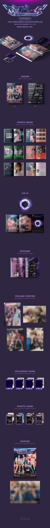 AESPA 2nd Mini Album Girls (Real World Version) – album ( / / ) | HobiEgo