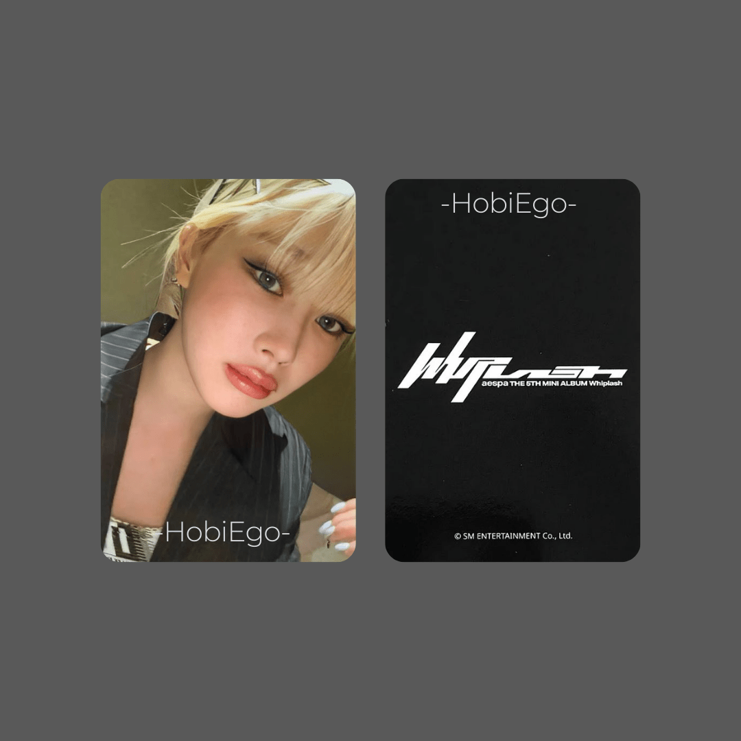 AESPA 5th Mini Album Whiplash APPLE MUSIC Photocards – Photocards (Giselle / / ) | HobiEgo