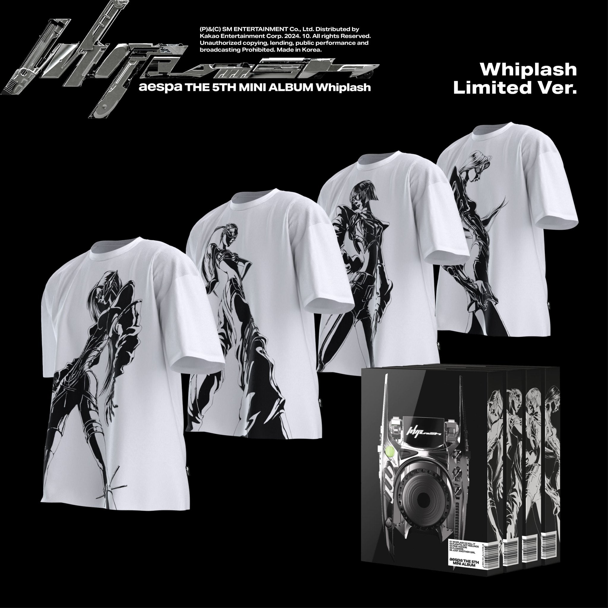 AESPA 5th Mini Album Whiplash (Whiplash Limited Version) – album (Karina / / ) | HobiEgo