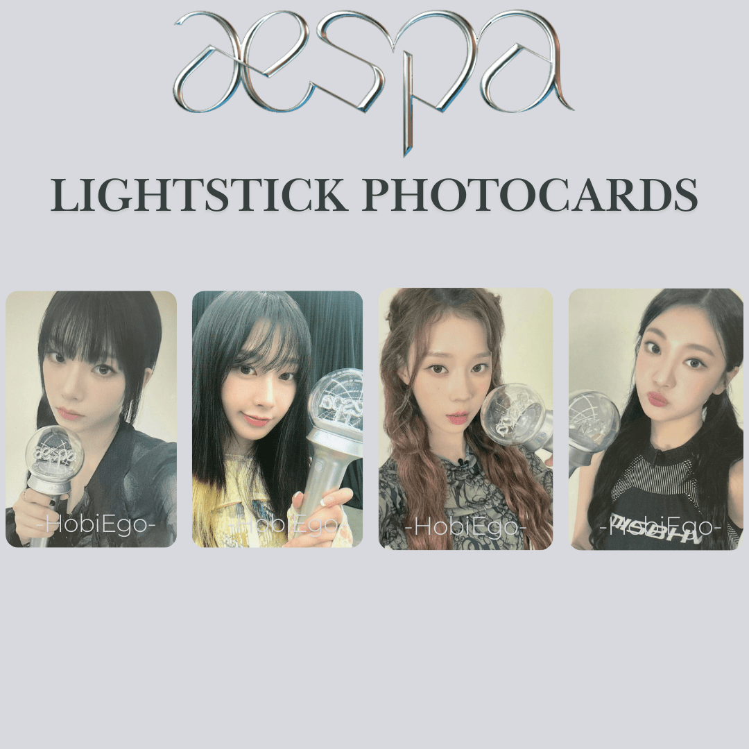AESPA Official Lightstick Photocards – Photocards (Karina / / ) | HobiEgo