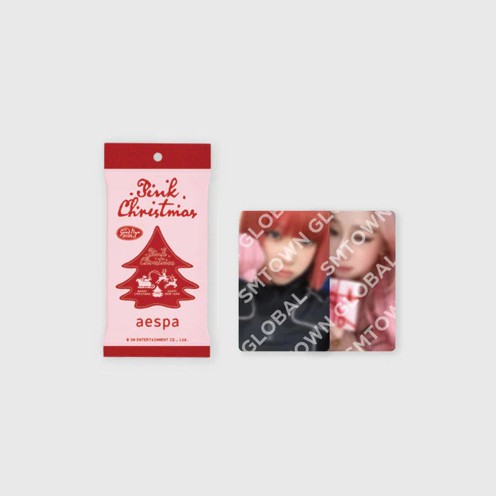 PRE-ORDER AESPA 2024 Pink Christmas Random Photocard Pack