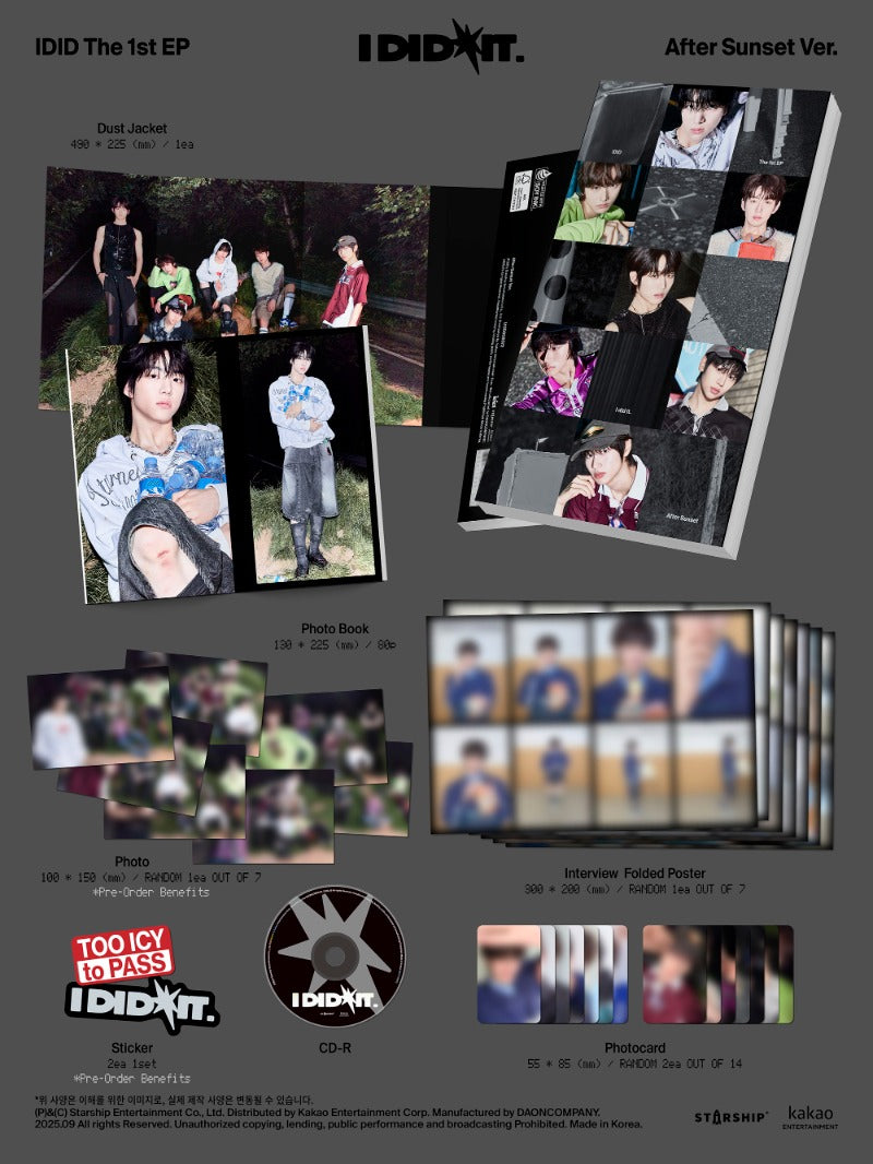 IDID 1st Mini Album I did it