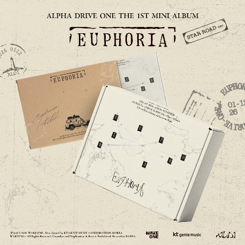 ALPHA DRIVE ONE 1st Mini Album EUPHORIA (STAR ROAD Version) – album 8809704434607 ( / / ) | HobiEgo