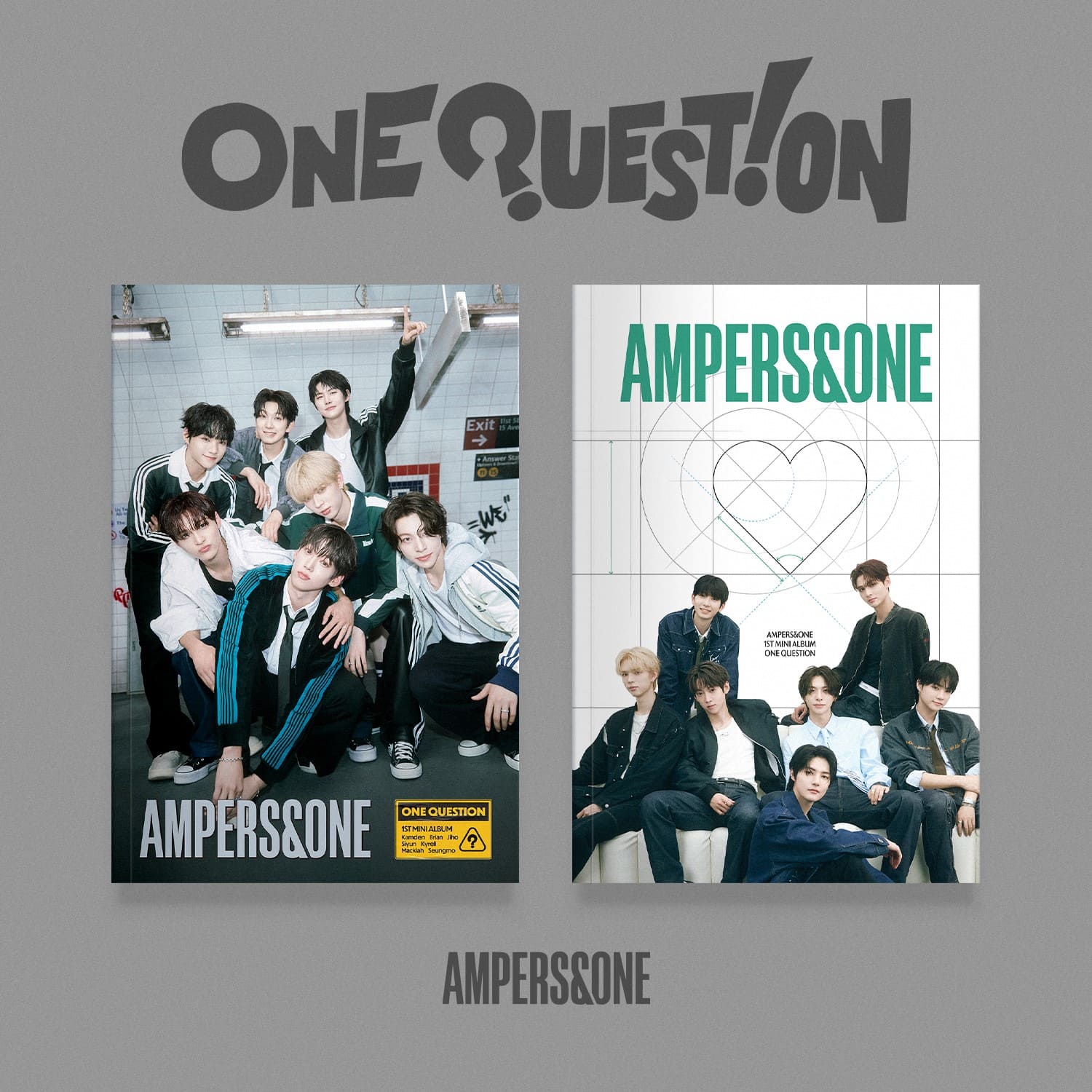 AMPERS&ONE 1st Mini Album ONE QUESTION – album (PLUS / / ) | HobiEgo