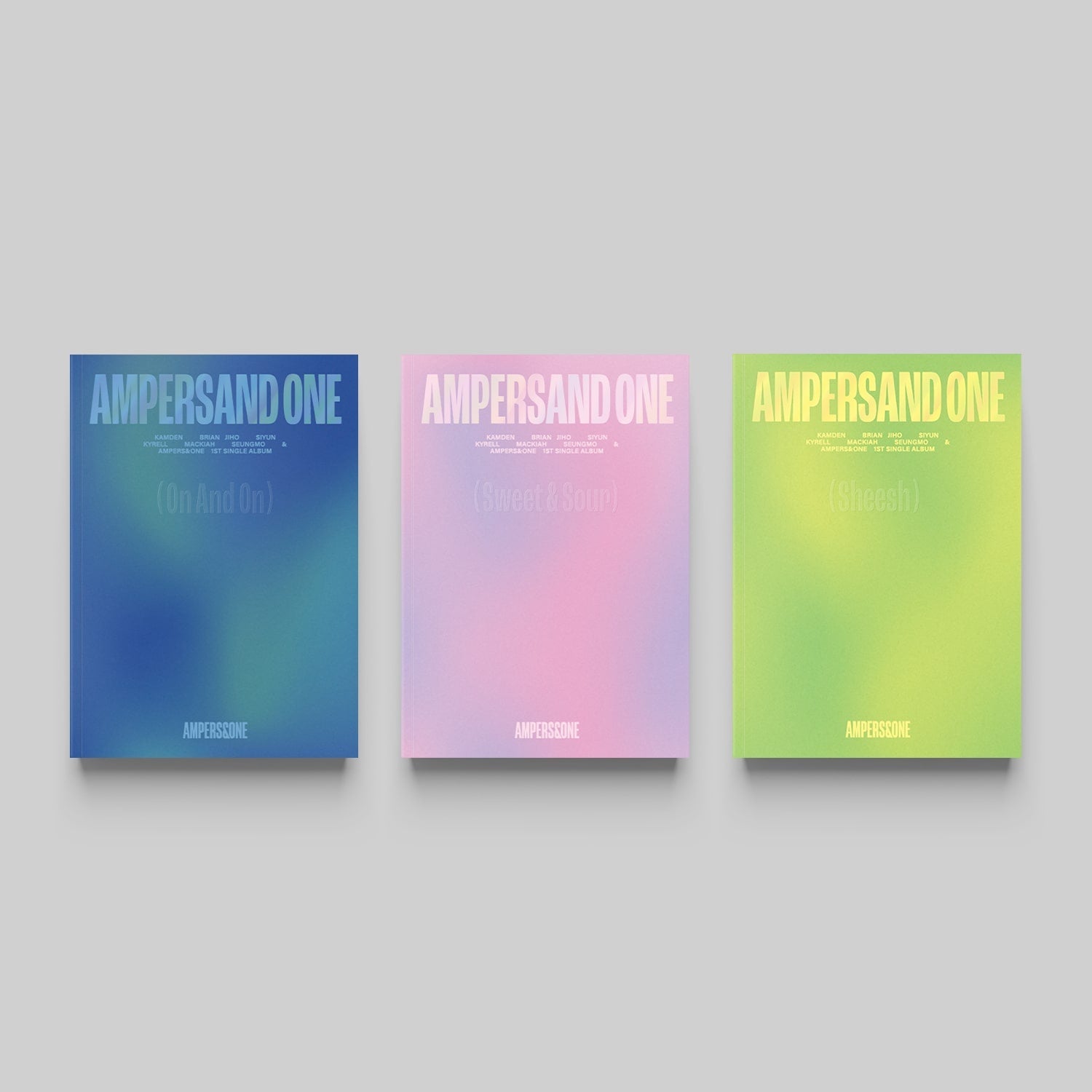 AMPERS&ONE 1st Single AMPERSAND ONE – album (On And On (BLUE) / / ) | HobiEgo