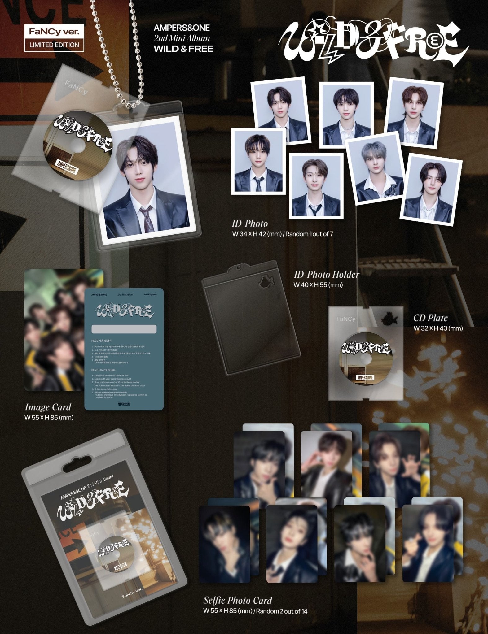 AMPERS&ONE 2nd Mini Album WILD & FREE (FaNCy Version) (LIMITED EDITION) – album ( / / ) | HobiEgo