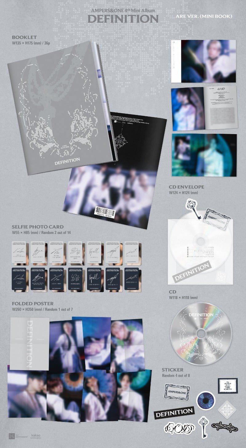 AMPERS&ONE 4th Mini Album DEFINITION (ARE Version) – album 8804775467875 ( / / ) | HobiEgo K - pop Shop