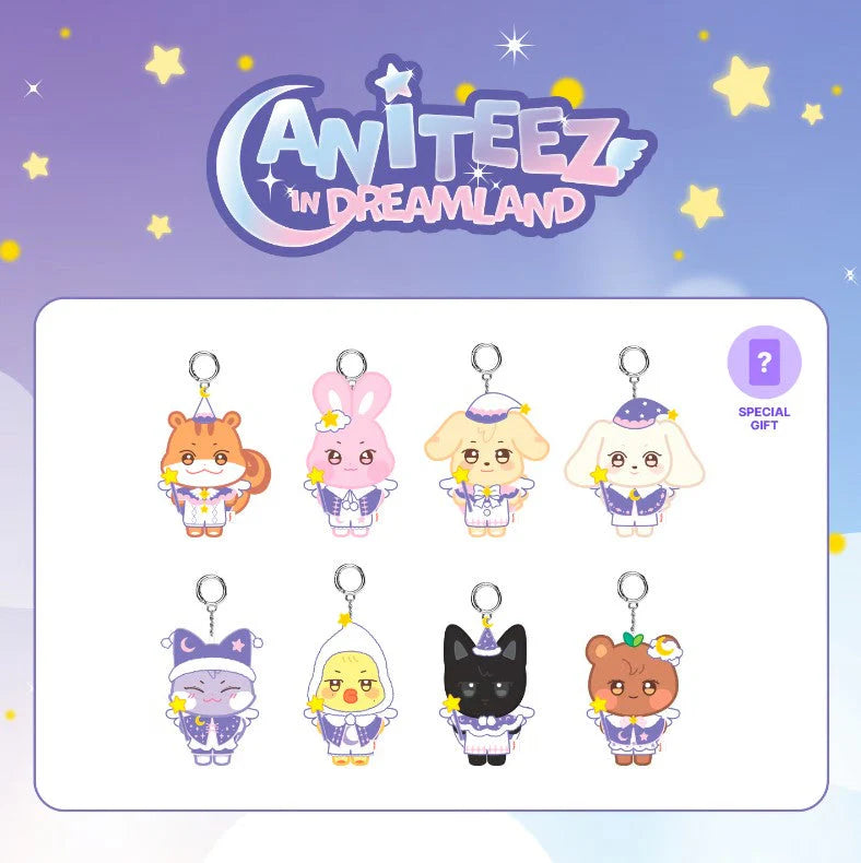 Pre-order Ateez Aniteez In The Dreamland Plush Keyring (guardian Angel