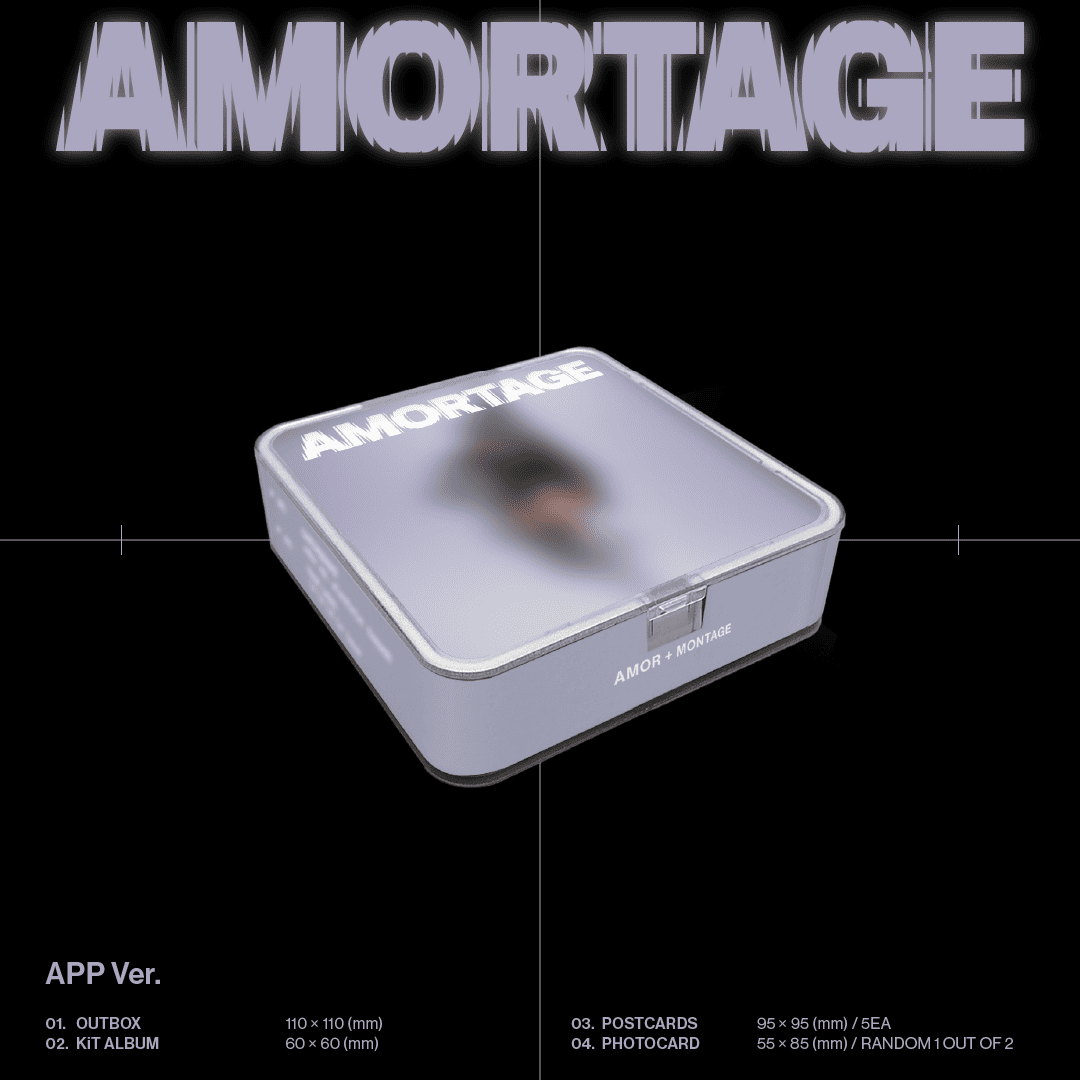 PRE-ORDER JISOO Mini Album AMORTAGE (APP Version)