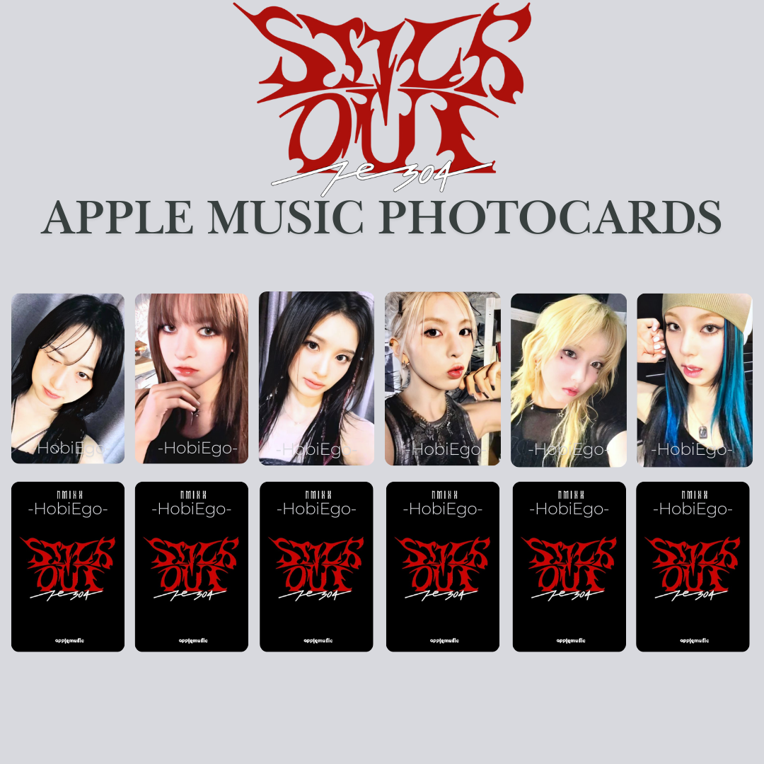 NMIXX 3rd Mini Album Fe3O4: STICK OUT Apple Music Photocards