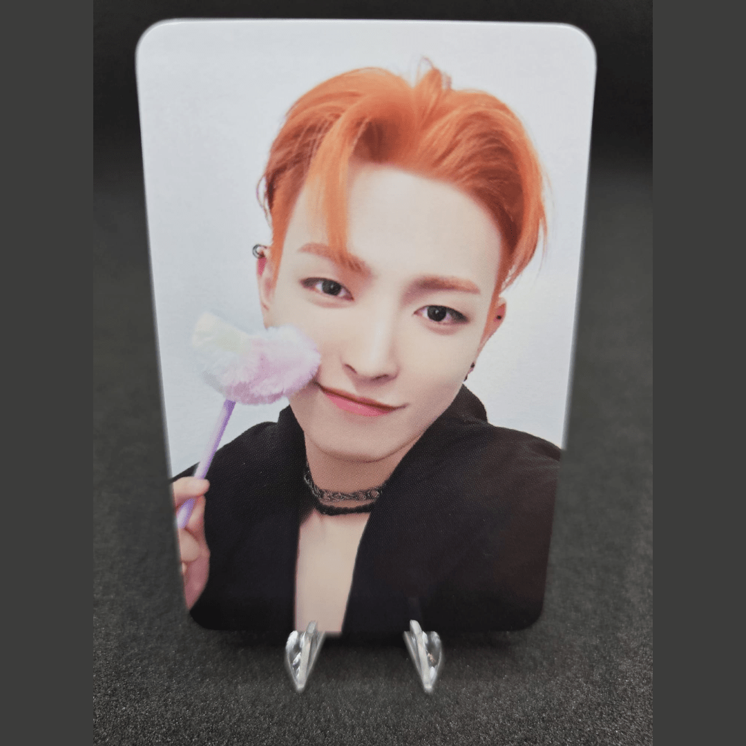 ATEEZ 10th Mini Album GOLDEN HOUR : Part.1 WITHMUU Photocards – Photocards (Hongjoong / / ) | HobiEgo