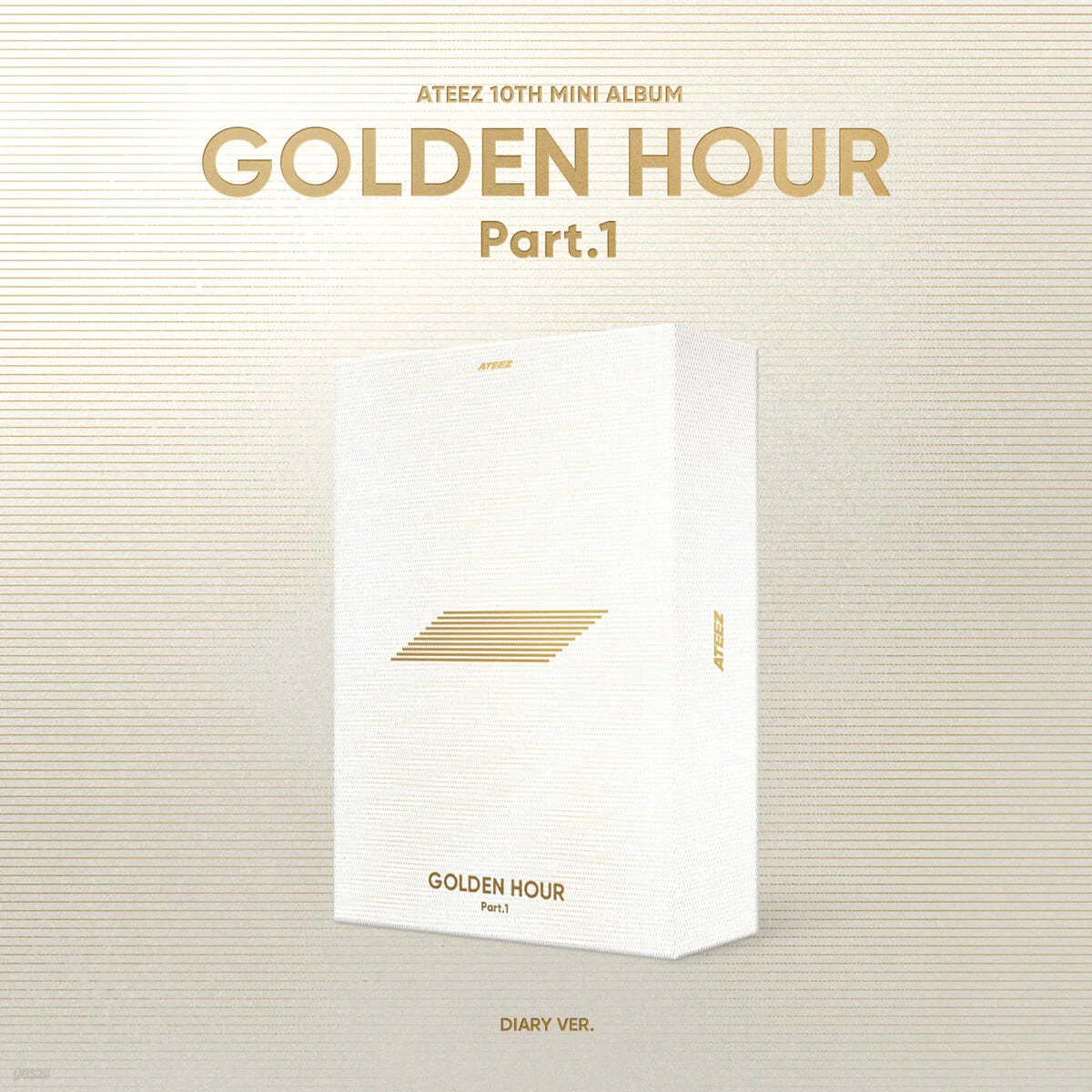 ATEEZ 10th Mini Album GOLDEN HOUR : Part.1 – album (DIARY (WHITE) / / ) | HobiEgo