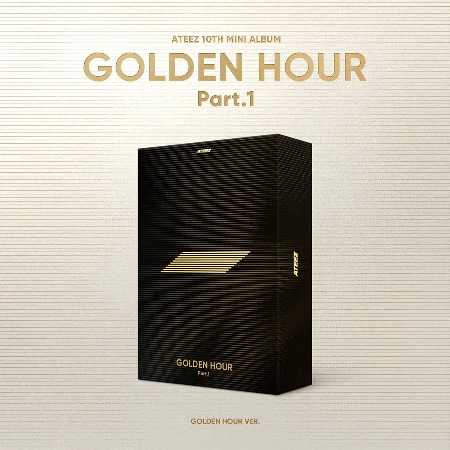 ATEEZ 10th Mini Album GOLDEN HOUR : Part.1 – album (GOLDEN HOUR (BLACK) / / ) | HobiEgo