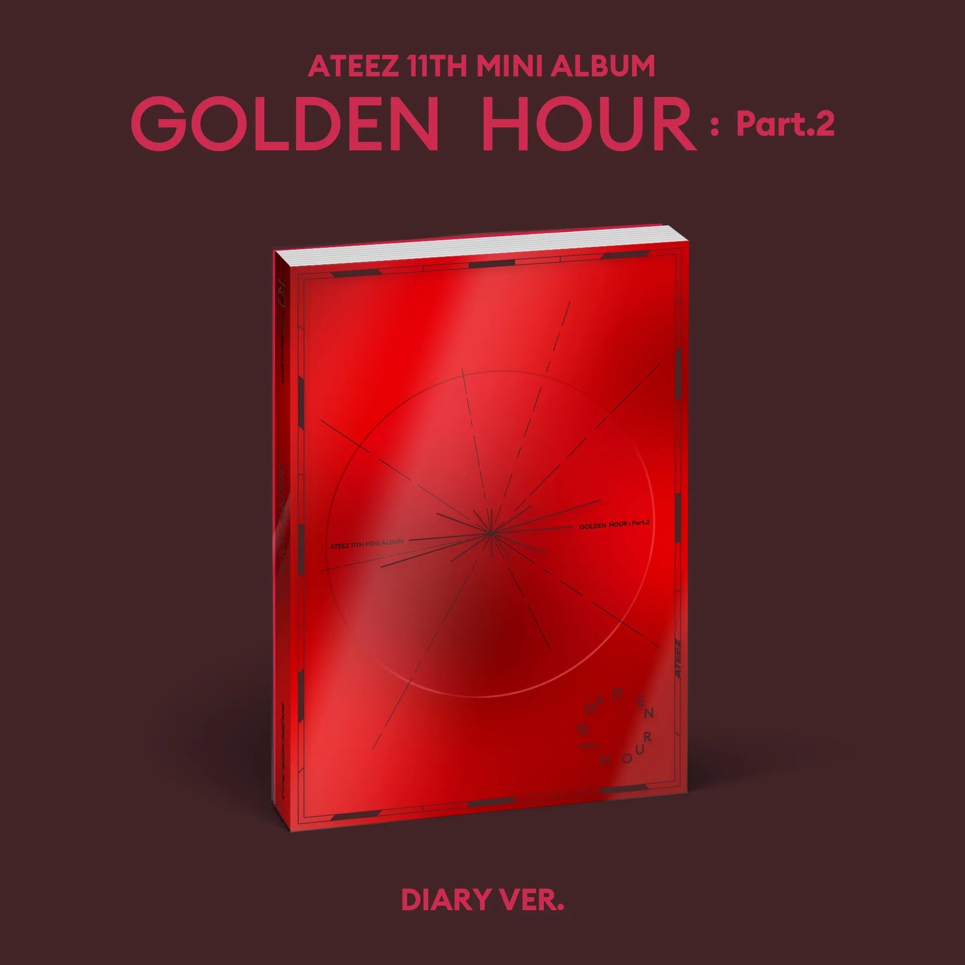 ATEEZ 11th Mini Album GOLDEN HOUR : Part.2 – album (DIARY / / ) | HobiEgo