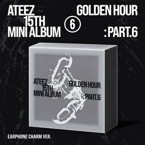 PRE-ORDER ATEEZ 15TH MINI ALBUM GOLDEN HOUR : Part.6 Earphone Charm Version