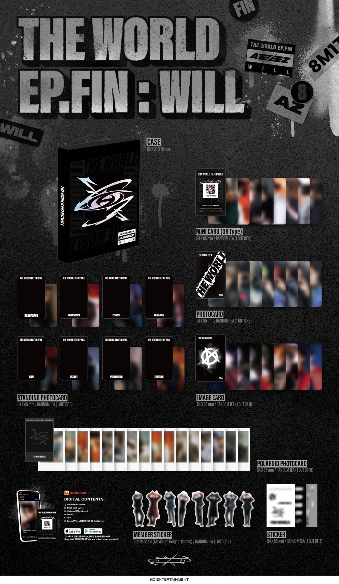 ATEEZ 2nd Album THE WORLD EP.FIN : WILL (PLATFORM Version) – album ( / / ) | HobiEgo