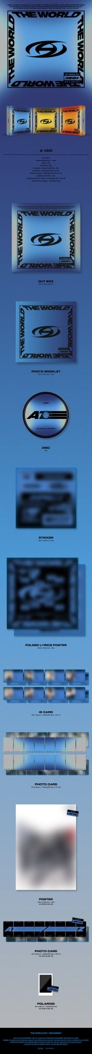 ATEEZ 8th Mini Album THE WORLD EP.1 : MOVEMENT – album (A (BLUE) / / ) | HobiEgo