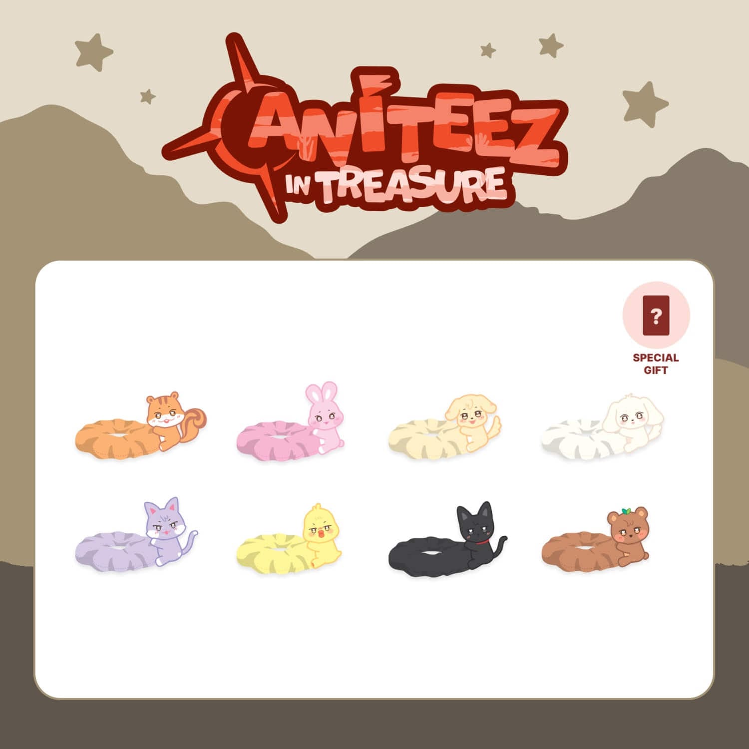 ATEEZ ANITEEZ IN TREASURE Lightstick Strap – Lightstick accessories (Hongjoong / / ) | HobiEgo
