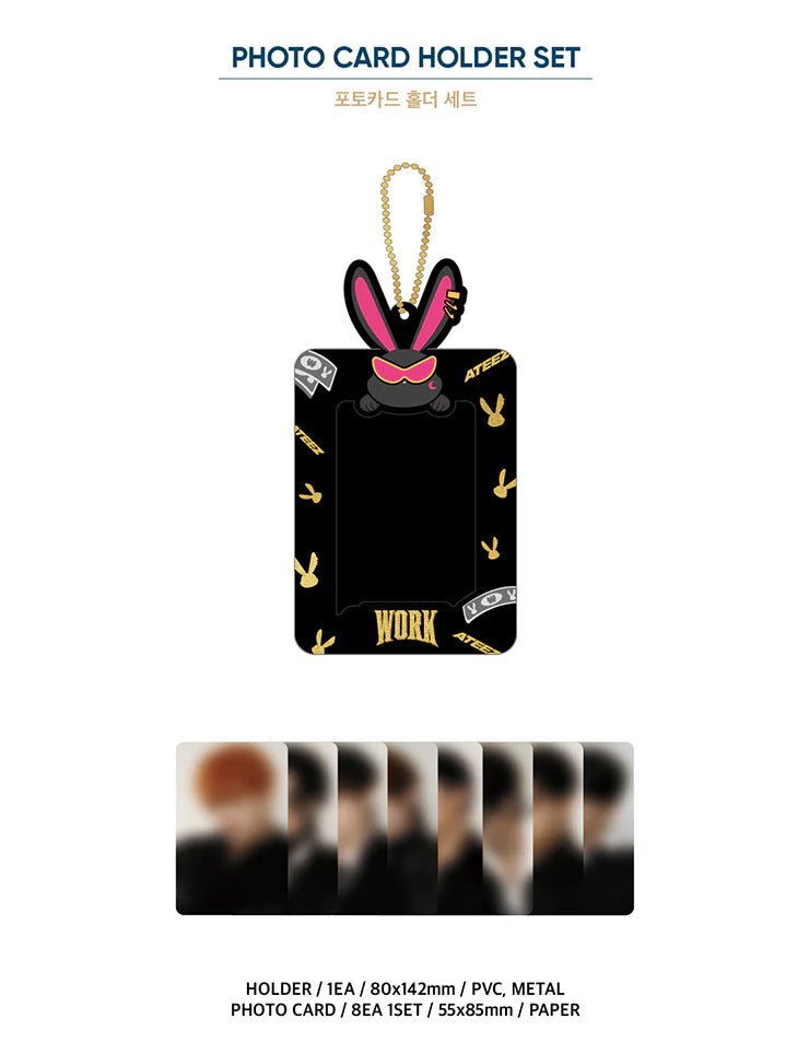 ATEEZ GOLDEN HOUR: Part.1 Official MD Photocard Holder Set – Photo Card Holder ( / / ) | HobiEgo