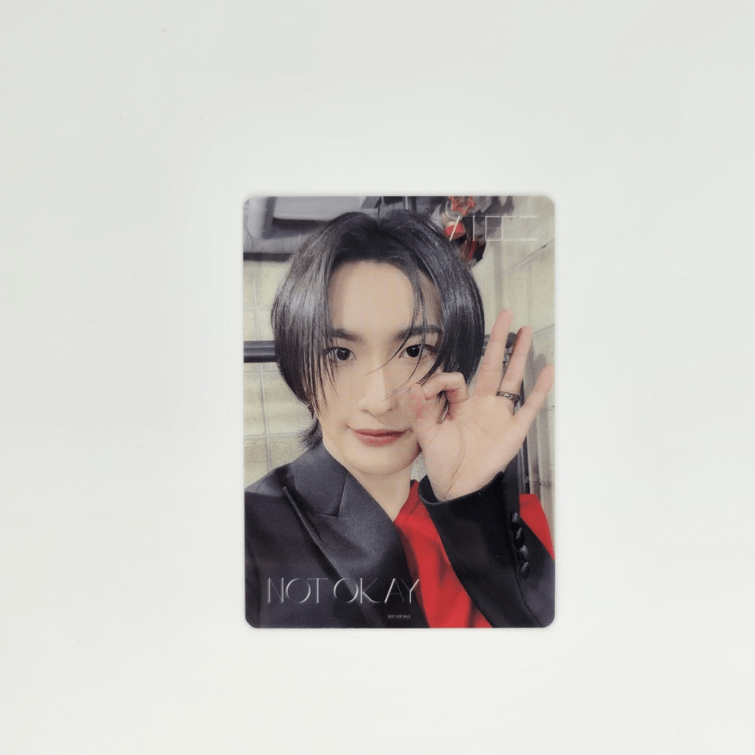ATEEZ NOT OKAY Japanese Album HMV Photocards – Photocards (Seonghwa / / ) | HobiEgo