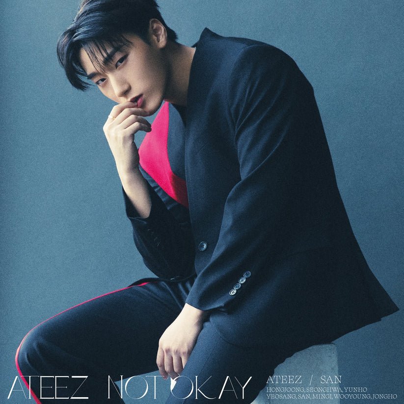 ATEEZ NOT OKAY Japanese Album Member Solo Edition + POB Photocard – album (San / / ) | HobiEgo