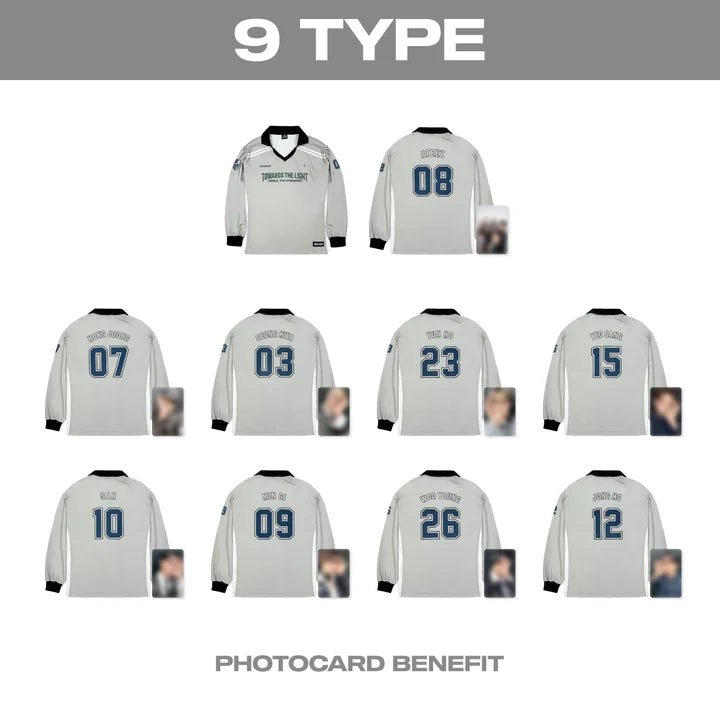 ATEEZ TOWARDS THE LIGHT : WILL TO POWER World Tour Pop - Up Store in Europe Replica Long Sleeve – Clothing (ATEEZ / / ) | HobiEgo