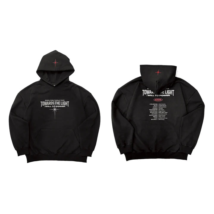 ATEEZ TOWARDS THE LIGHT : WILL TO POWER World Tour Pop - Up Store in Europe Tour Hoodie – Clothing (M / / ) | HobiEgo