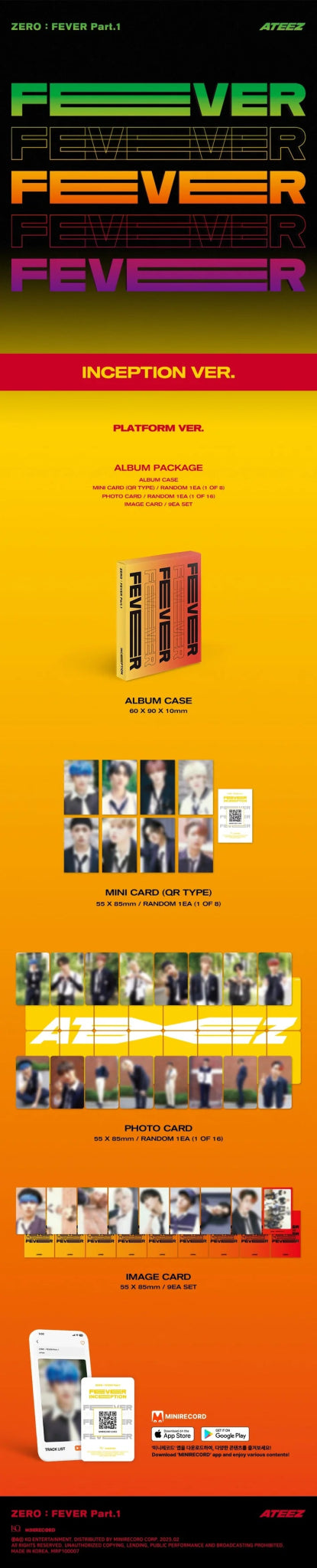 ATEEZ ZERO : FEVER Part 1 (PLATFORM Version) – album (THANXX (GREEN) / / ) | HobiEgo