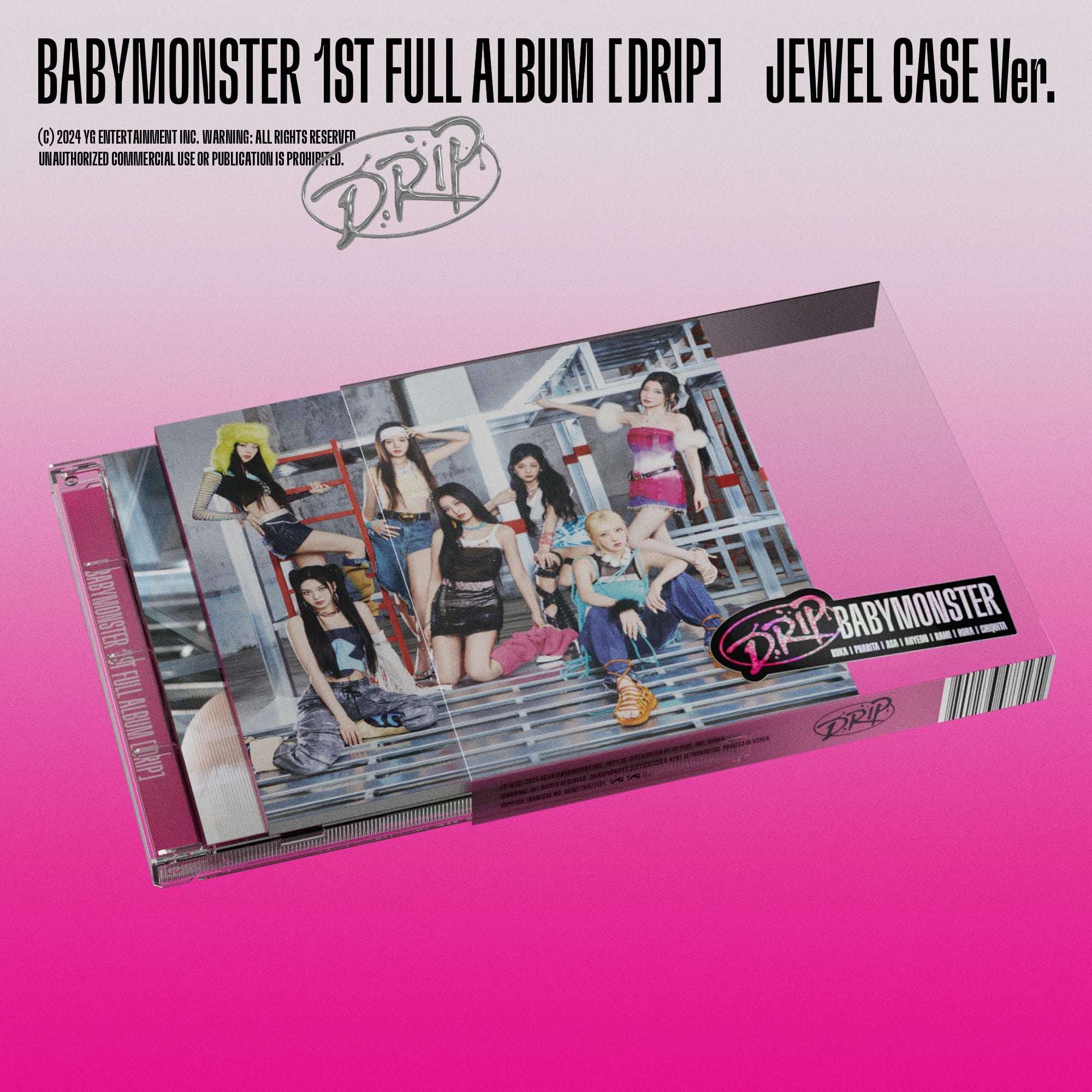 BABYMONSTER 1st Full Album DRIP (Jewel Case Version) – album ( / / ) | HobiEgo