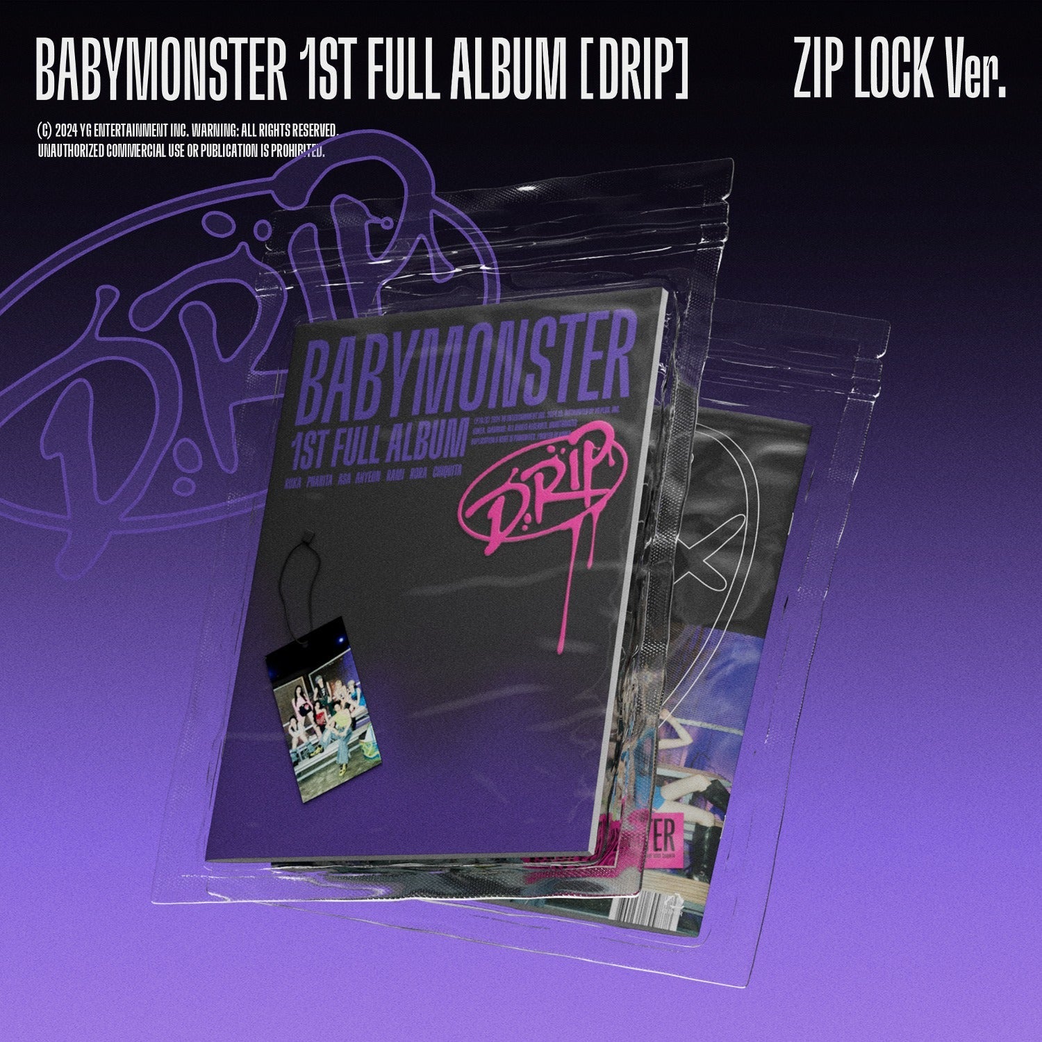 BABYMONSTER 1st Full Album DRIP – album (ZIP LOCK / / ) | HobiEgo