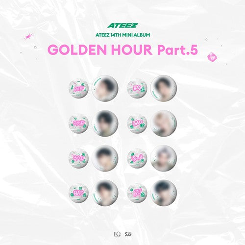 ATEEZ GOLDEN HOUR : Part.5 MD CAN BADGE