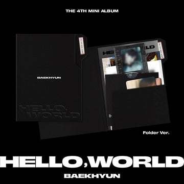 BAEKHYUN 4th Mini Album Hello, World (Folder Version) – album 8809954228186 ( / / ) | HobiEgo