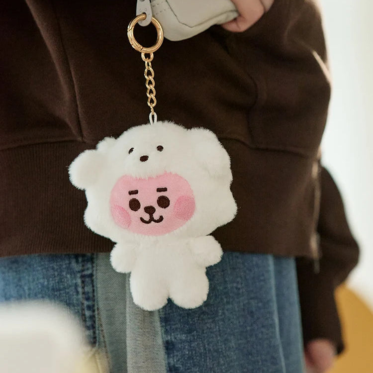 BT21 Baby Fluffy Plush Keyring