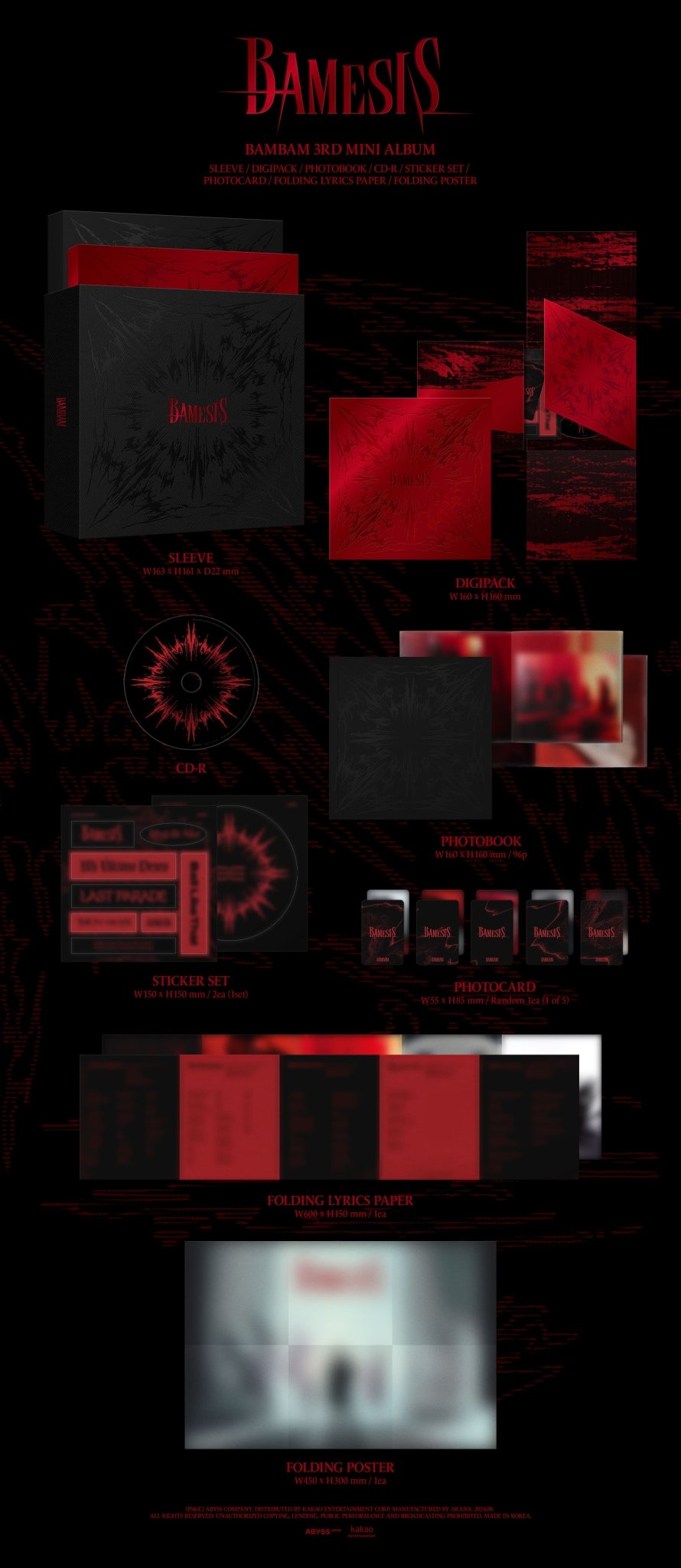 BamBam 3rd Mini Album BAMESIS – album ( / / ) | HobiEgo
