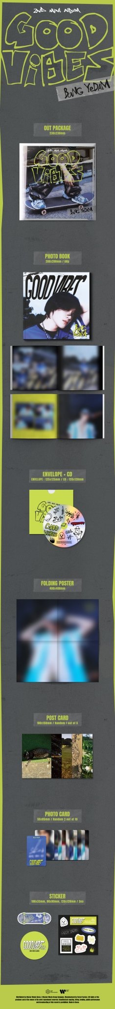 BANG YEDAM 2nd Mini Album GOOD VIBES – album ( / / ) | HobiEgo