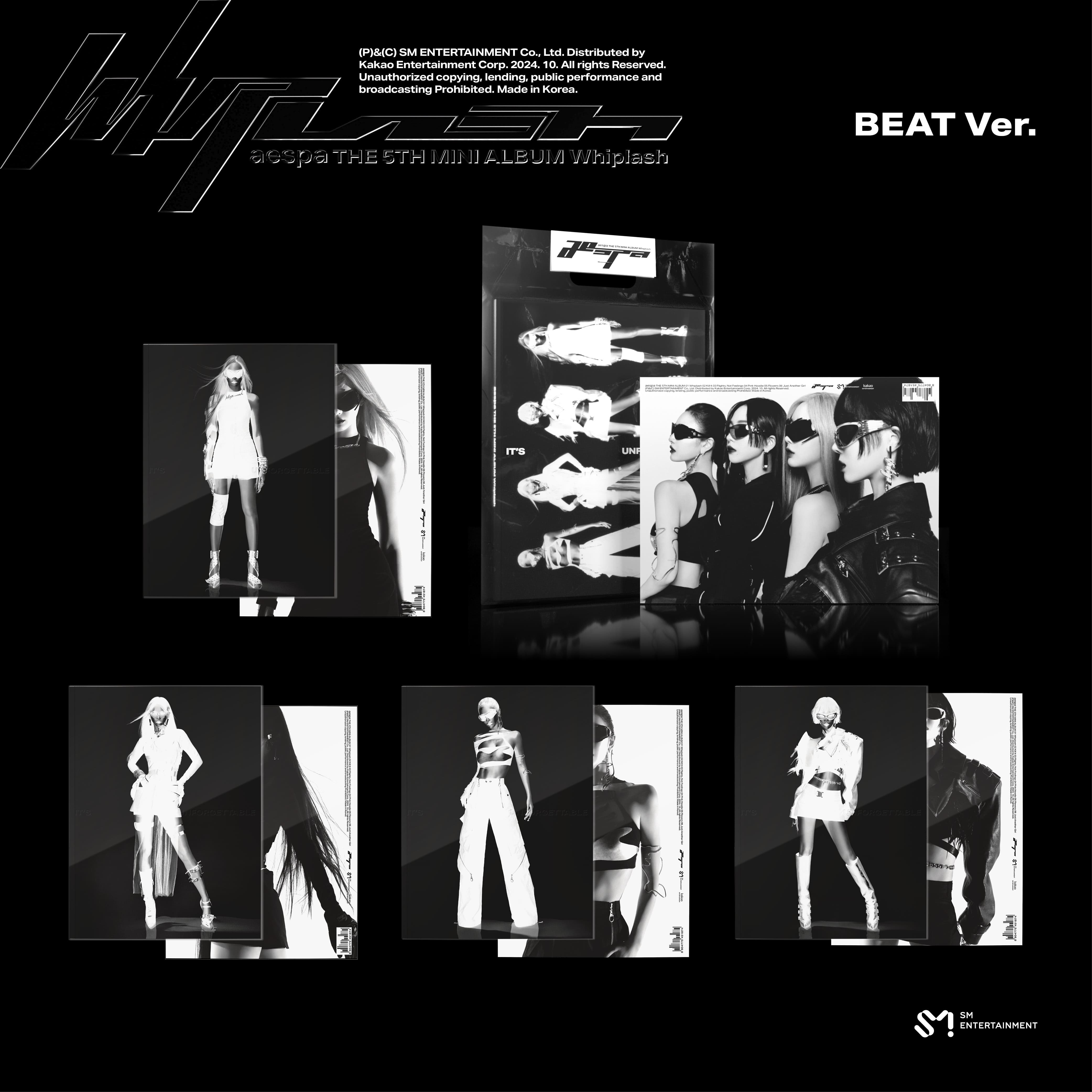 AESPA 5th Mini Album Whiplash (BEAT Version)