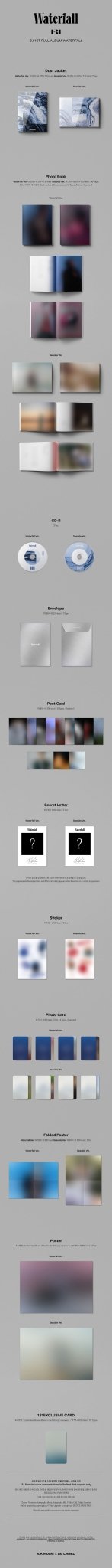B.I 1st Full Album WATERFALL – album (Waterfall / / ) | HobiEgo