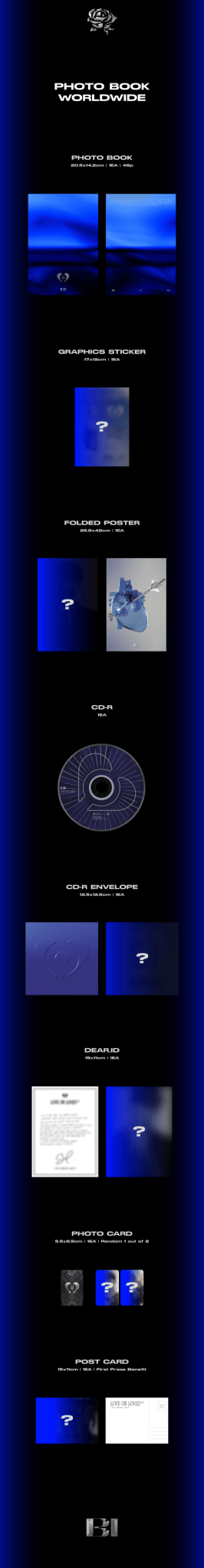 B.I Mini Album Love or Loved Part.2 (Photobook Version) – Photo Book ( / / ) | HobiEgo