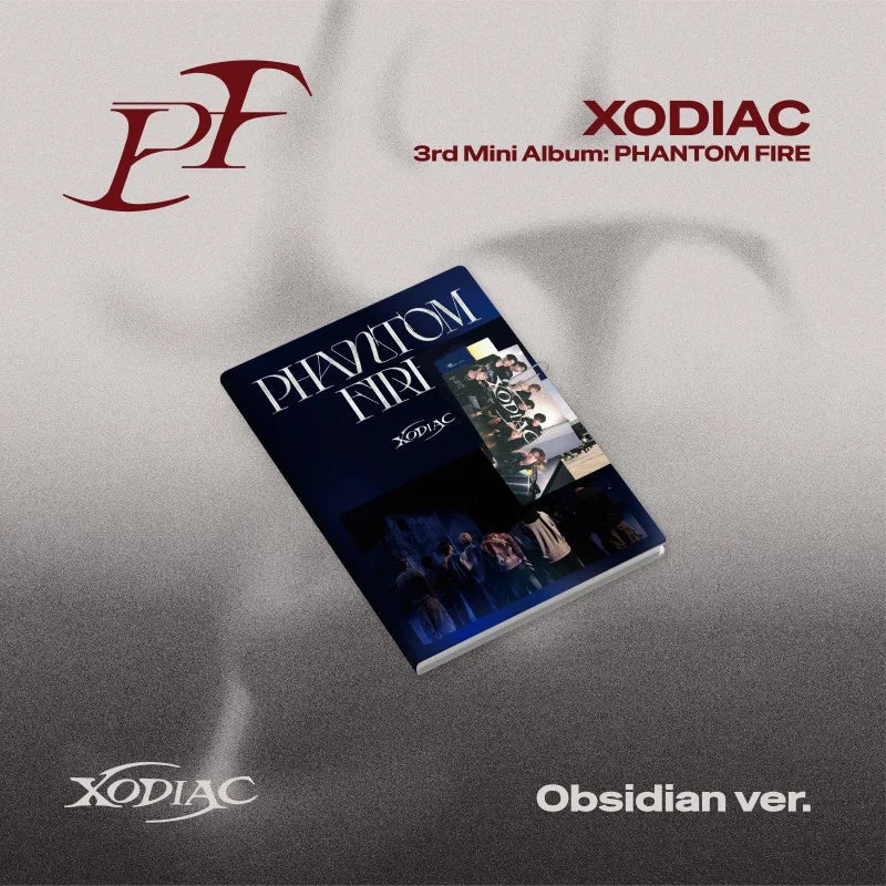 XODIAC 3rd Mini Album PHANTOM FIRE Ashen Ver. / Obsidian