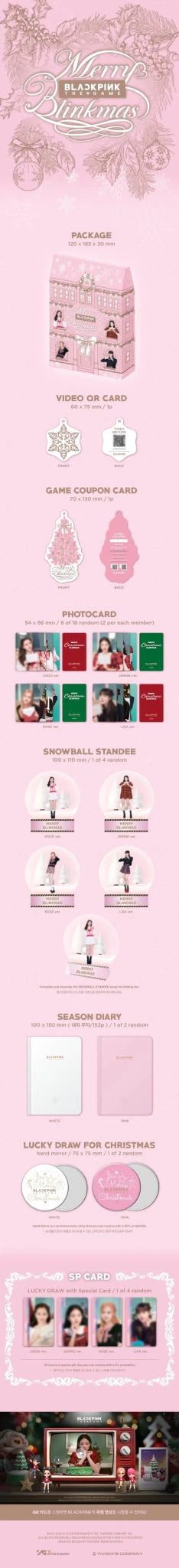 BLACKPINK 2024 BLACKPINK CHRISTMAS THE GAME COUPONCARD COLLECTION – merch 8809949672093 ( / / ) | HobiEgo K - pop Shop