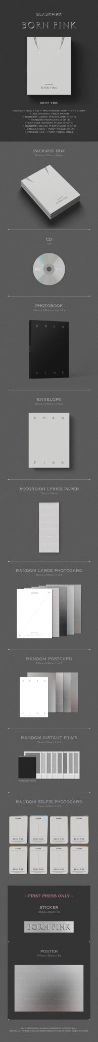 BLACKPINK 2nd Album BORN PINK (Box Set Version) – album (PINK / / ) | HobiEgo