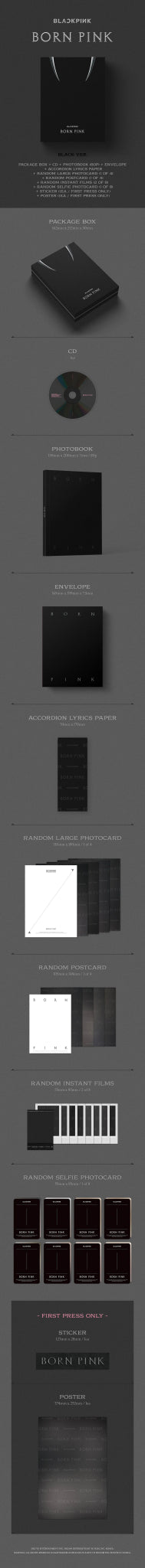 BLACKPINK 2nd Album BORN PINK (Box Set Version) – album (PINK / / ) | HobiEgo