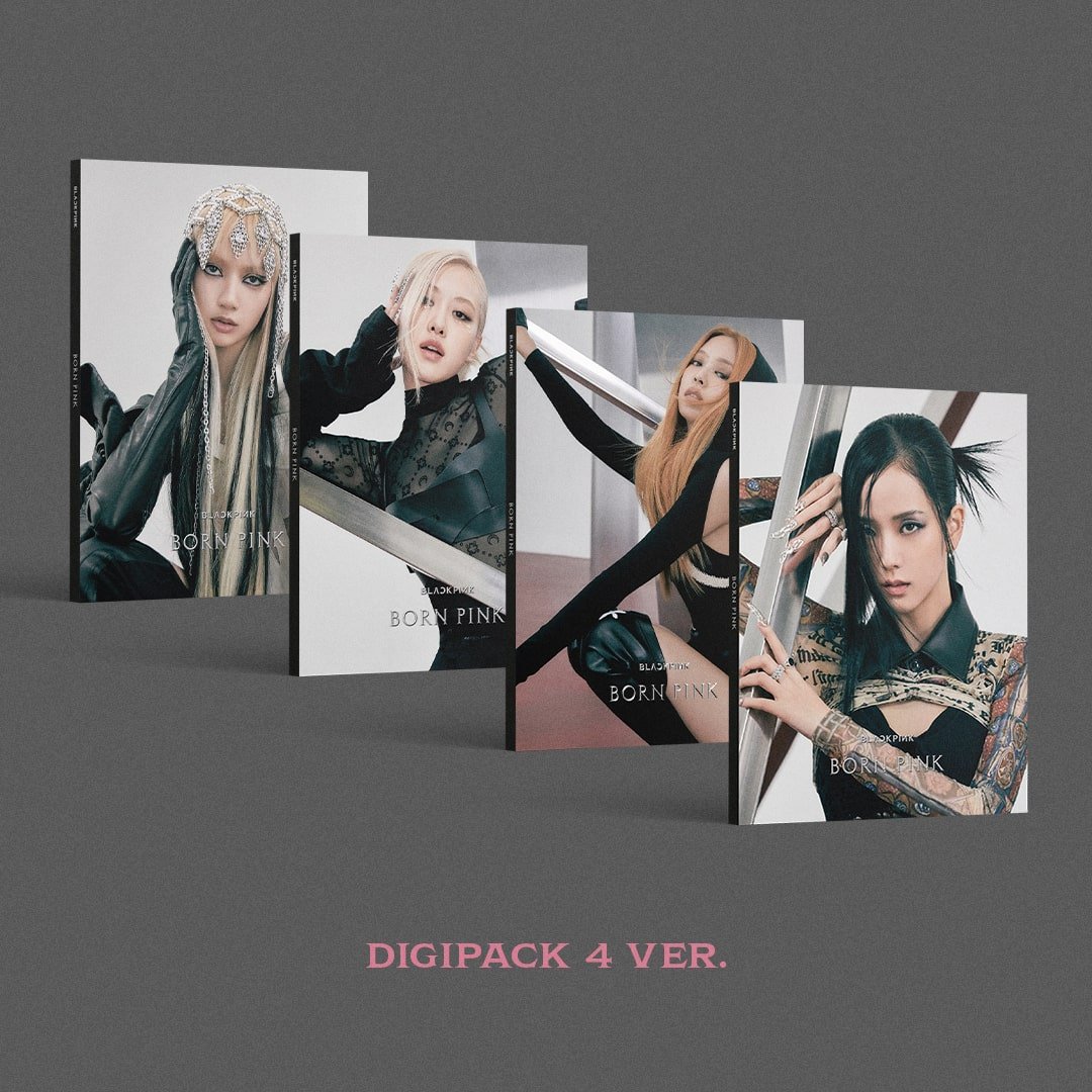 BLACKPINK 2nd Album BORN PINK (Digipack Version) – album (Jisoo / / ) | HobiEgo