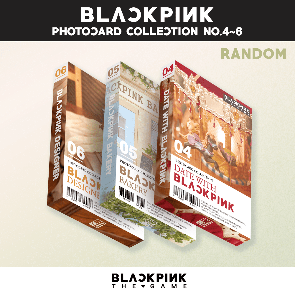 BLACKPINK The Game Photocard Collection – Photocards (4 Date With / / ) | HobiEgo