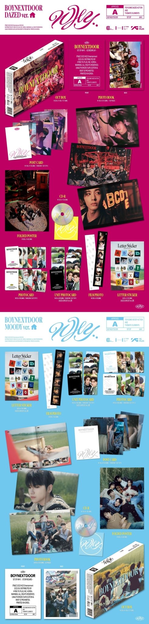 BOYNEXTDOOR 1st EP WHY.. – album (DAZED / / ) | HobiEgo