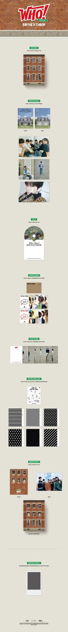 BOYNEXTDOOR 1st Single WHO – album (CRUNCH / / ) | HobiEgo
