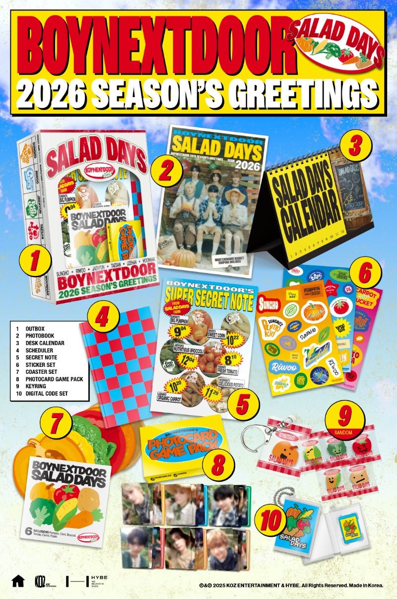 BOYNEXTDOOR 2026 Season's Greetings – album 8809954225130 ( / / ) | HobiEgo